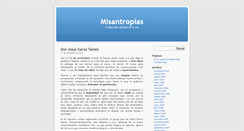 Desktop Screenshot of misantropias.com