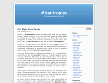 Tablet Screenshot of misantropias.com